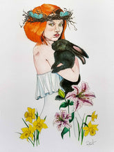 Load image into Gallery viewer, A4 print "Ostara" Misty Stroll by Pauline Scarangella