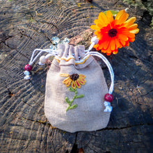 Charger l'image dans la galerie, Jeu de runes de poche en saule "Calendula"