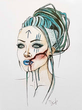 Charger l'image dans la galerie, A5 print "Shield-maiden" Misty Stroll by Pauline Scarangella